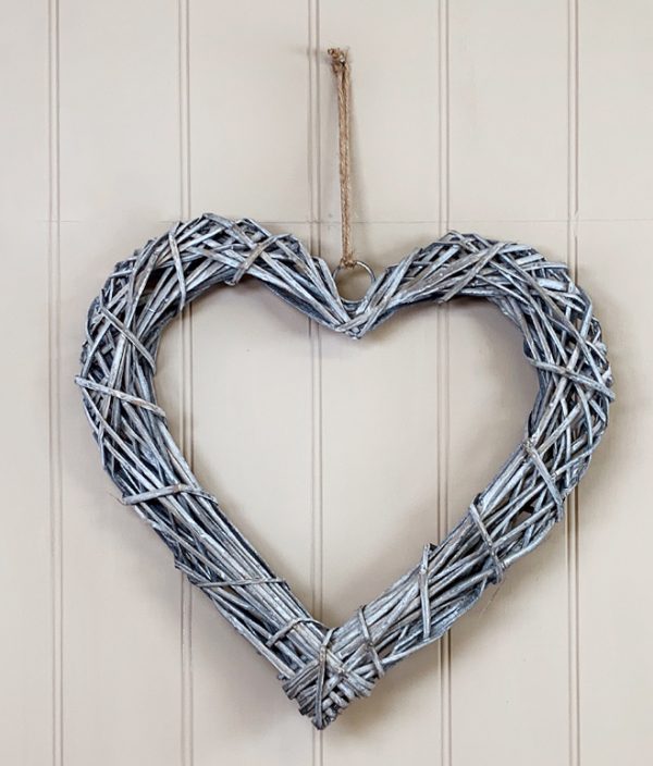 Rattan Heart 40cm