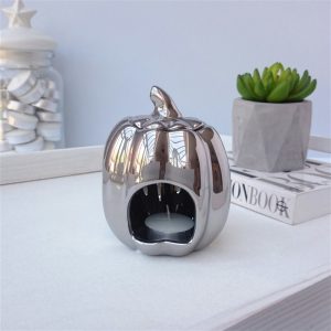 Chrome Pumpkin Oil Burner