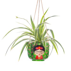 Lifestyle photo of Frida Kahlo Hanging Planter